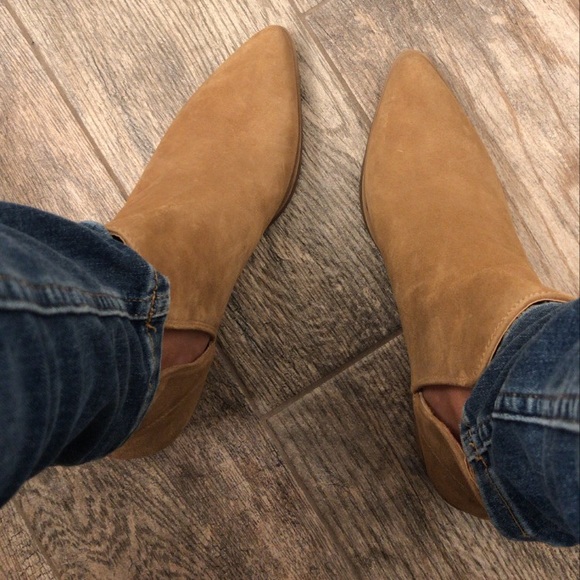 Steve Madden Taupe Almighty Tan Suede Bootie - Picture 6 of 7